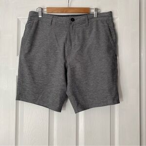 O'Neill Hybrid Men's Charcoal‎ Flat Front Board Shorts 34